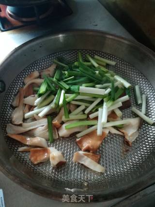 Leek Pork Belly Mushroom recipe