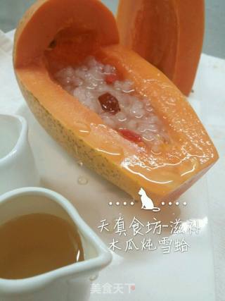 Tian Zhen Shi Fang-nourishing Papaya Stewed Hashima recipe