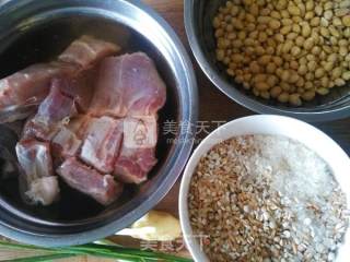 Steamed Pork Ribs with Lotus Leaf Eight Treasures recipe