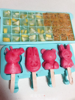 Fruit Yogurt Popsicles recipe