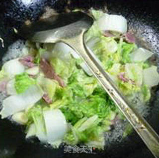 Stir-fried No. 5 Dishes with Bacon and Loofah recipe