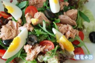 [yunyun Xiaochu] Low-fat Diet Dish-tuna Salad with Black Vinegar Sauce recipe