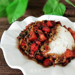 Braised Pork and Sauerkraut Rice Bowl recipe