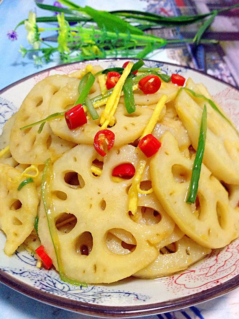 Mixed Lotus Root Slices recipe