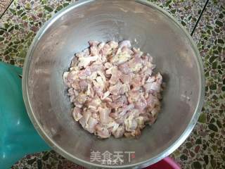 Diced Chicken with Mushrooms recipe