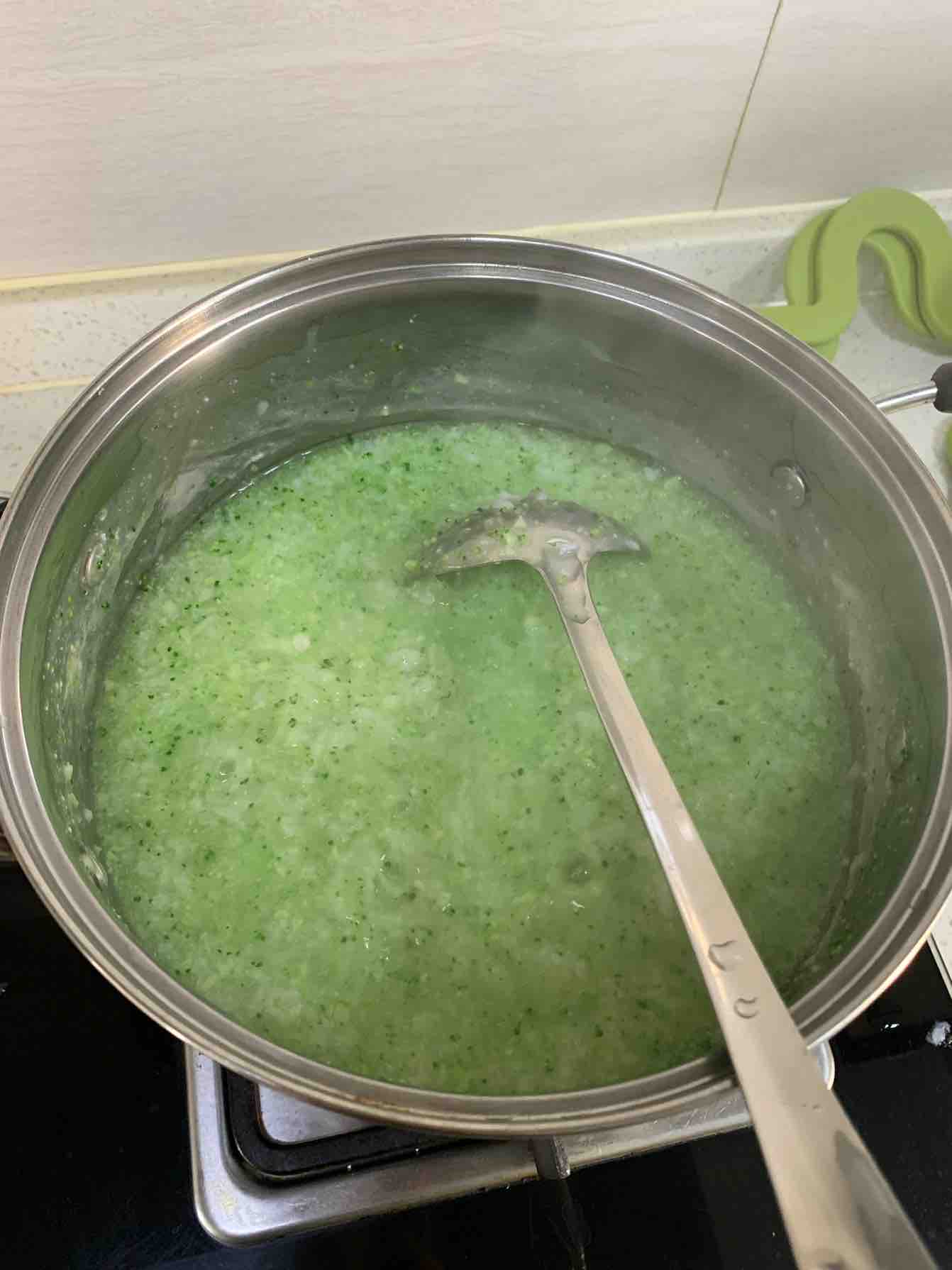 Baby Food Supplement Broccoli Whitebait Porridge recipe
