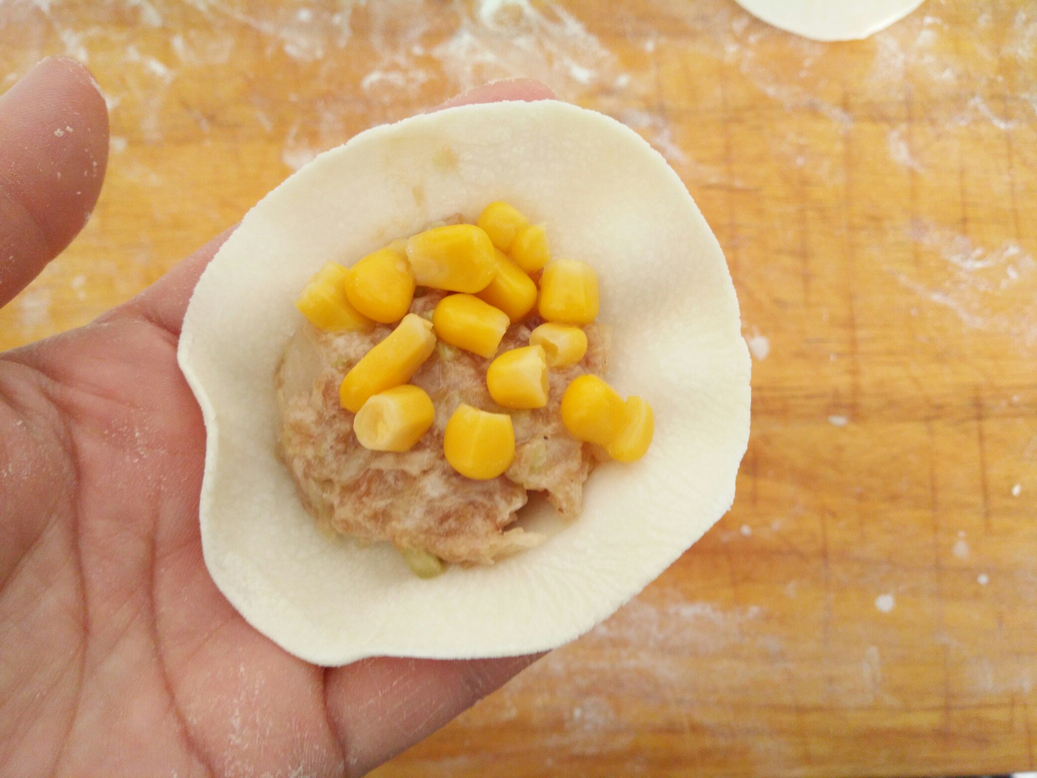 Fresh Meat Corn Dumplings recipe