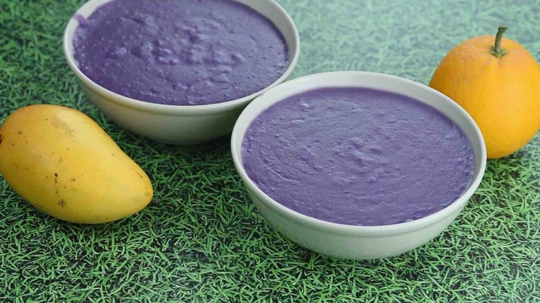 Purple Potato Yam Porridge, Delicious and Lose Weight recipe