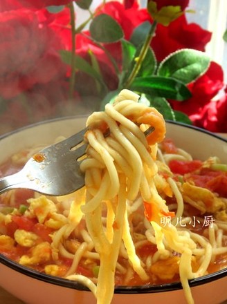 Tomato Braised Noodles recipe
