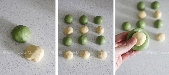 Matcha Custard Crisp recipe