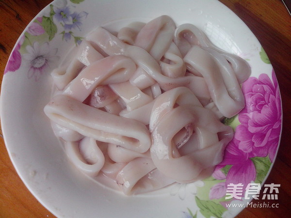 Fried Squid Rings with Kimchi recipe