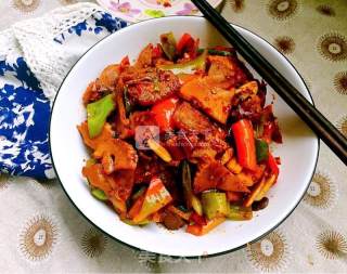 Pickled Pepper and Dried Bamboo Shoots Twice Cooked Pork recipe