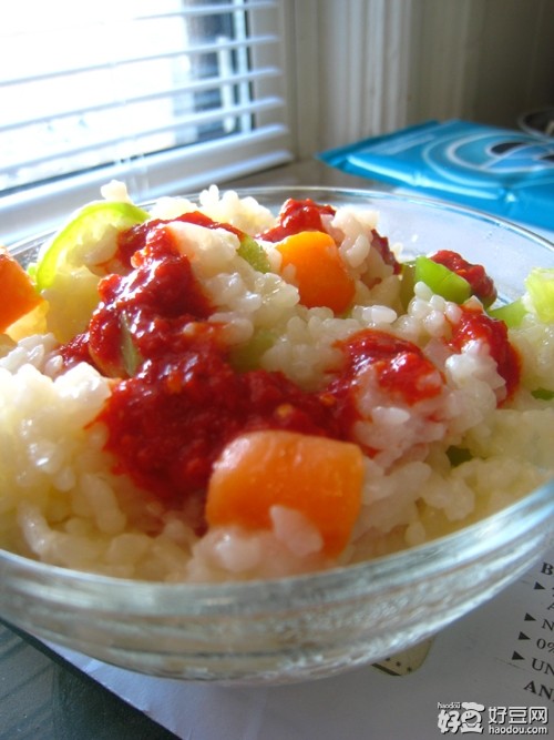 Hot and Sour Vegetarian Fried Rice recipe