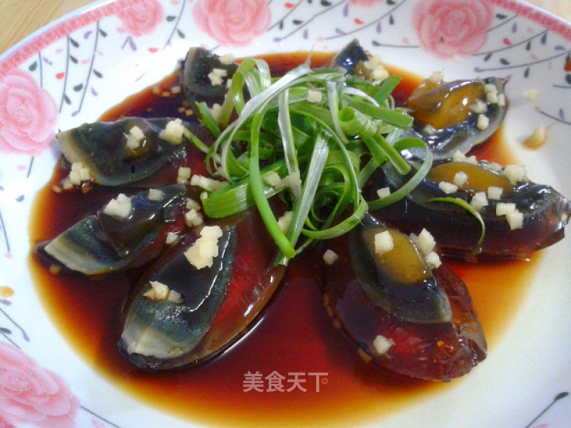 Preserved Egg with Cold Dressing recipe