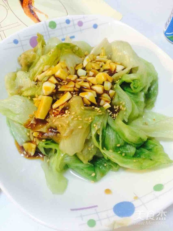 Slimming 005 Lettuce in Oyster Sauce recipe