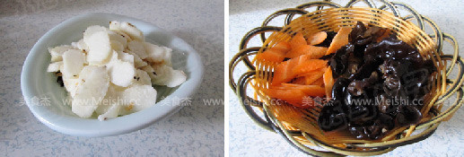 Crispy Sweet and Sour Water Chestnut Meat Slices recipe