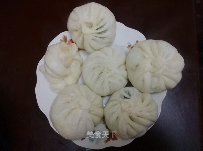 Chinese Cabbage, Egg and Shrimp Skin Buns
