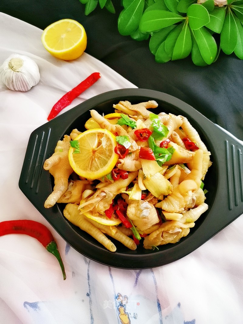 Lemon Chicken Feet recipe