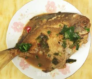 Braised Pomfret recipe