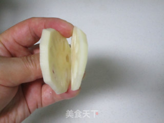 Glutinous Lotus Root Folder recipe