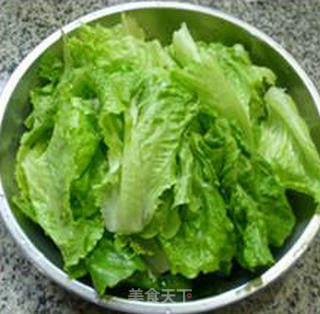 Stir-fried Lettuce with Lean Pork Slices recipe