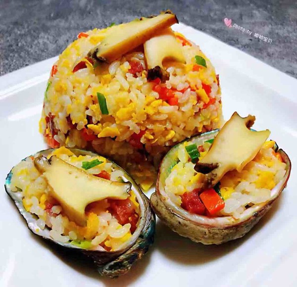 Assorted Fried Rice with Abalone recipe