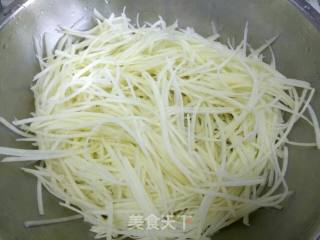 Potato Shreds with Cold Red Oil recipe