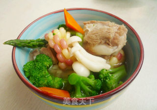 Pork Ribs Soup with Mixed Vegetables recipe