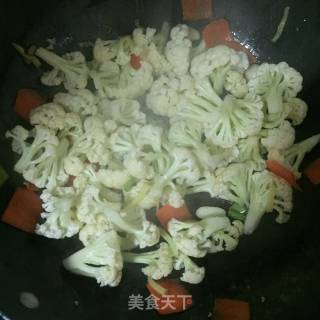 Vegetarian Stir-fried Cauliflower recipe