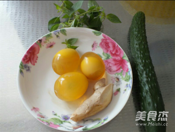 Cold Cucumber to Egg recipe