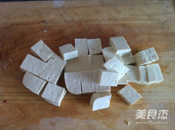 Tofu with Green Peppers and Green Onions recipe