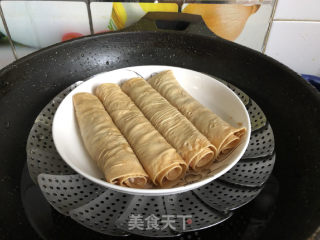 Bean Curd Meat Roll recipe