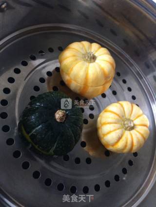 Pumpkin Steamed Rice recipe