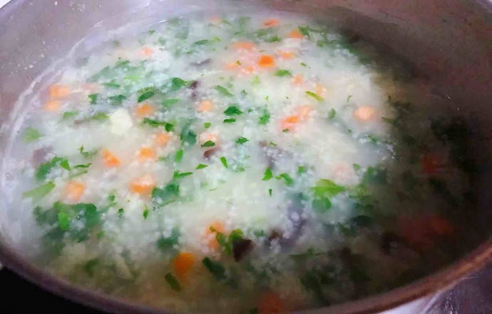 Carrot Millet Congee recipe