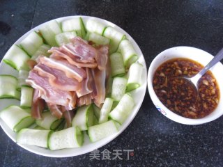 Cucumber with Pork Ears recipe