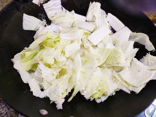 Braised Gluten with Cabbage recipe