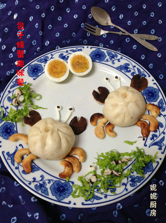 Steamed Bun and Crab Fun Meal recipe