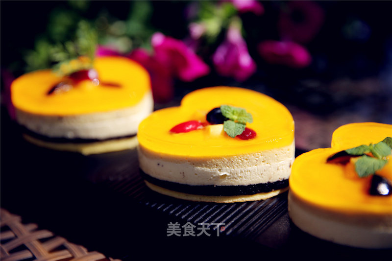 #aca烤明星大赛#five-color Oreo Mango Mousse Cake recipe