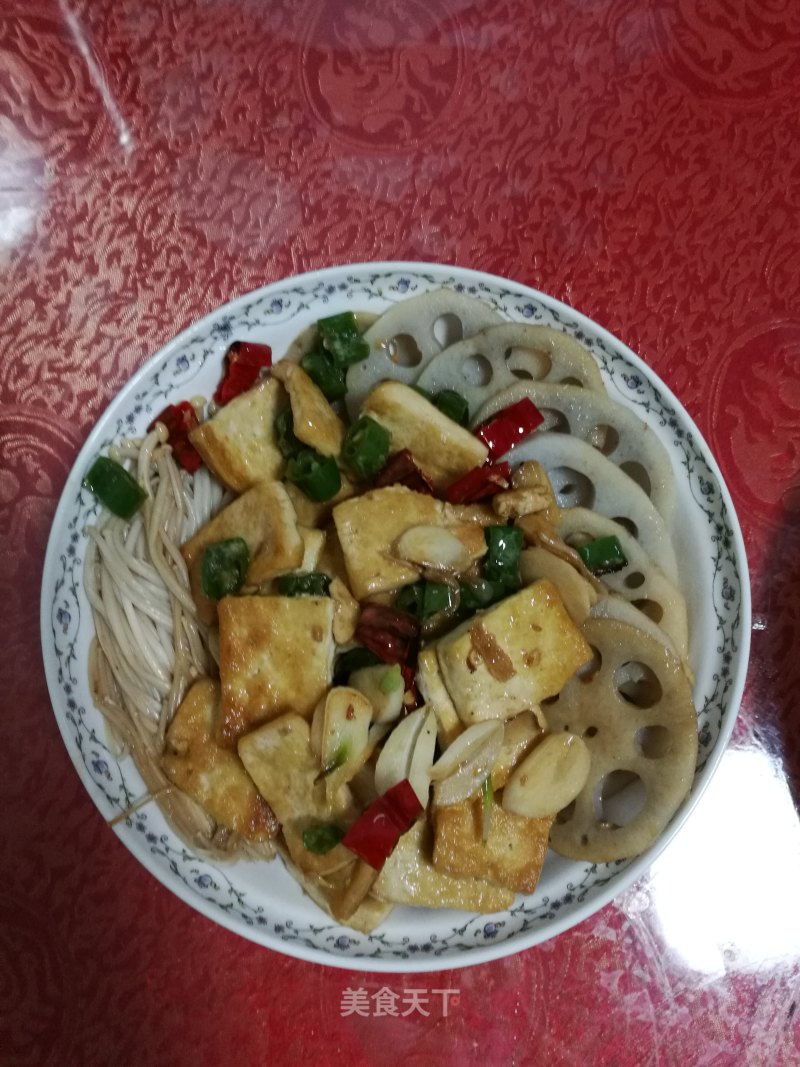 Vegetarian Fried Three Whites recipe