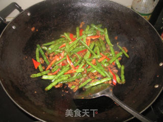 Stir-fried String Beans with Minced Meat recipe