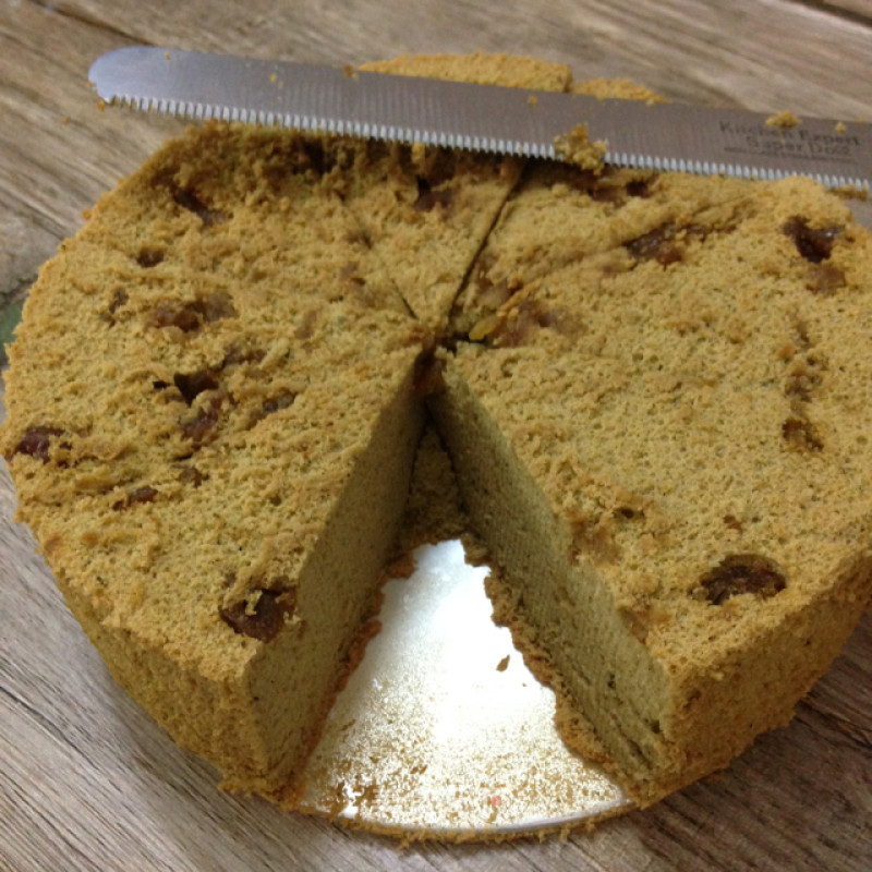 Candied Matcha Chiffon Cake recipe