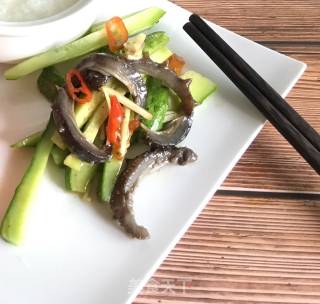 Flax Seed Oil Mixed with Sea Cucumber and Cucumber recipe