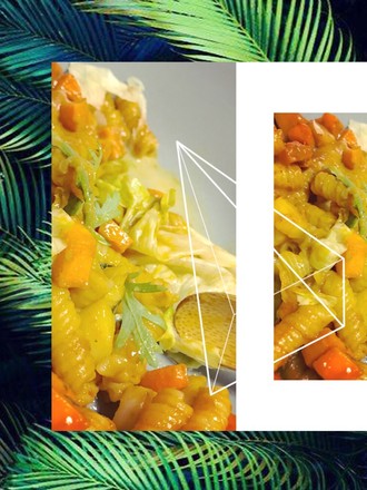 Indian Ocean Flavor [macaroni with Coconut Milk Curry Paste]