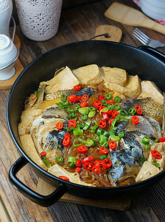 Braised Fish Head in Sauce recipe