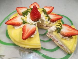 Strawberry Mille Cake recipe