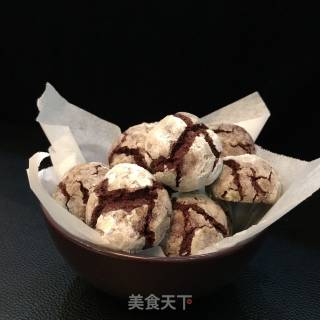 Chocolate Crackle Cookies recipe