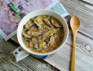 Minced Meat and Mushroom Custard recipe