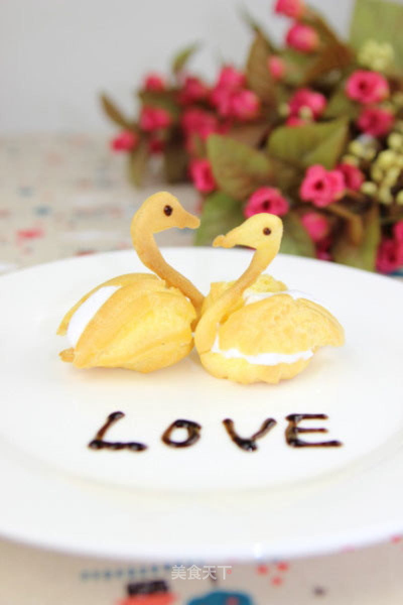 Swan Puffs-do You Need A Reason to Love Him in An Elegant Atmosphere? recipe