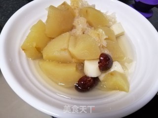 Apple Series Three: Sweet Soup with Apple, Yam and Tremella recipe