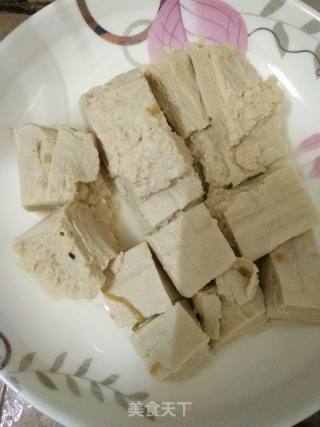 Dried Cabbage Stewed Frozen Tofu recipe